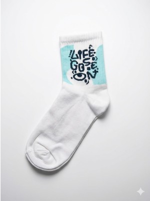 Triya Wear Studio - Desenli Soket Çorap