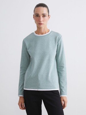 Lc Waikiki Yeni Sezon Bisiklet Yaka Kadın Sweatshirt