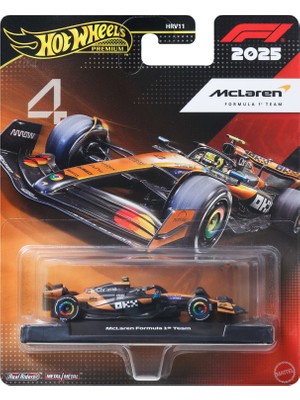Hot Wheels 1:64 Ölçekli Premium Metal Formula 1® Oyuncak Yarış Arabası, Koleksiyona Uygun (Stiller Çeşitlilik Gösterebilir) JKD88