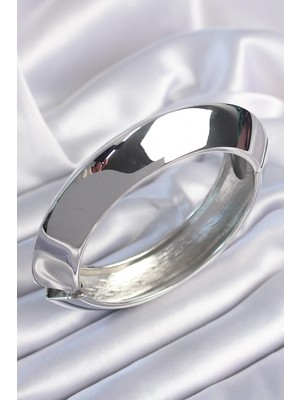 Pileli Store Pilelistore Pirinç Gümüş Renk Kadın Kelepçe - TJ-BB6414