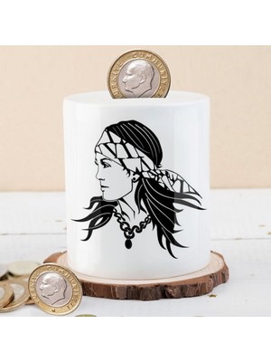 Asilmeydan Gypsy Woman Silüet Para Birikim Kumbarası-74037