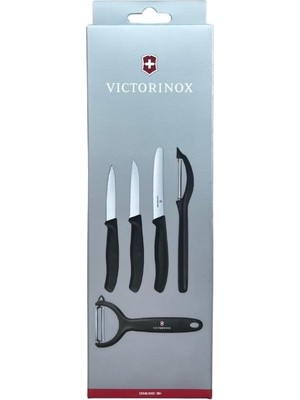 Victorinox Siyah 5 Li Soyma ve Soyacak Seti