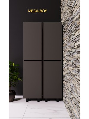 Neef Kombi & Erzak Dolabı Mega Boy Ikili Demonte 210'LUK