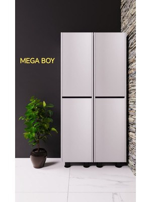 Neef Kombi & Erzak Dolabı Mega Boy Ikili Demonte 210'LUK
