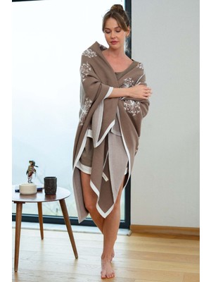 Jojomia Liz Throw Triko Koltuk Şalı Tv Battaniyesi 130X170