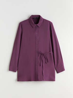 Lc Waikiki Yeni Sezon Beli Bağlamalı Kadın Gömlek Tunik