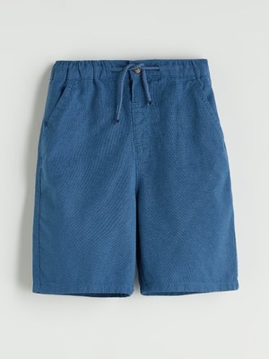 Lc Waikiki Yeni Sezon Beli Lastikli Cepli Erkek Çocuk Keten Şort