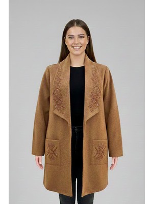 Eskişehir Mağazacılık 9808 Alzeta Şal Yaka Kaşe Ceket