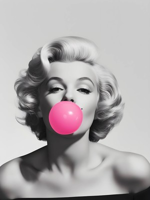 Fuart.Co Tiffany Monroe Dijital Baskı Pop Art Temalı Poster (Çerçevesiz) Pafu