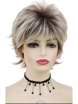 Shiklik Kadınlar Için Taşlı Siyah Saten Model Kolye