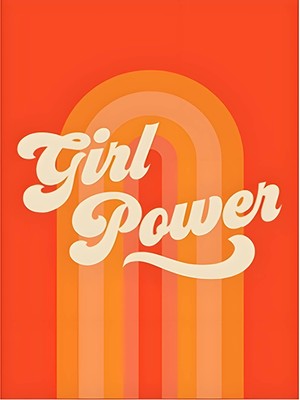 Fuart.Co Girl Power Dijital Baskı Pop Art Temalı Poster (Çerçevesiz) Pafu