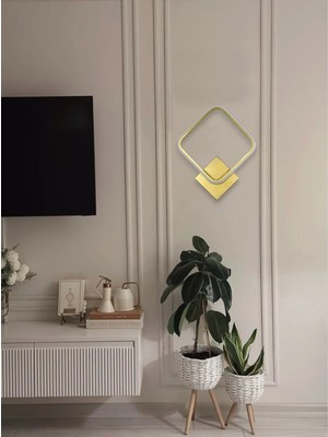 Kira Aplik Eskitme Renk Modern Tasarım - Hol - Banyo - Mutfak-Salon-Yatak Odası Gün Işığı LED Aplik