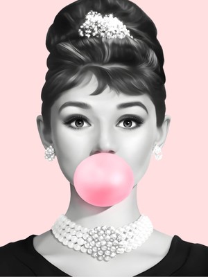 Fuart.Co Tiffany Sakız Dijital Baskı Pop Art Temalı Poster (Çerçevesiz) Pafu