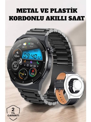 Evyora Akıllı Saat Sağlık ve Fitness Takibi Bluetooth Bağlantılı Dokunmatik Ekran