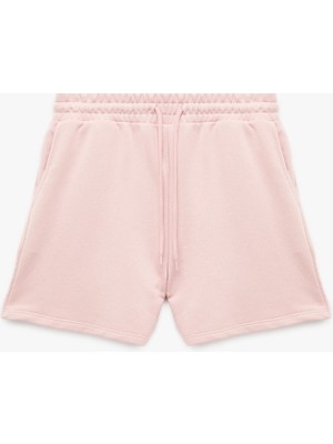 Koton Cepli Beli Bağcıklı Pamuklu Slim Fit Mini Şort