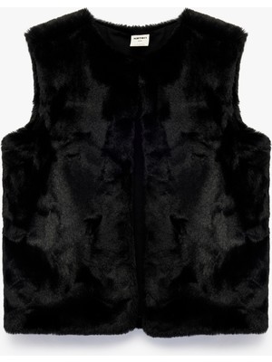 Koton Kolsuz Bisiklet Yaka Suni Kürk Yelek