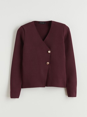 Lc Waikiki Yeni Sezon Kruvaze Yaka Kadın Triko Hırka