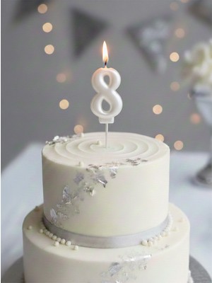 Parti Adresi Pasta Mumu 8 Rakam Mum Beyaz