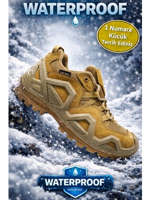 Xstreet Kar ve Su Geçirmez Garantili Taktik Bot Waterproff Erkek Bot