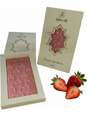 Şeker Ali Çilekli Belçika Çikolatası Tablet 100g e