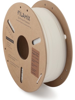 Filamix 1kg İnci Beyazı PLA+ 1.75MM Filament Plastik Malzeme Yüksek Baskı Kalitesi
