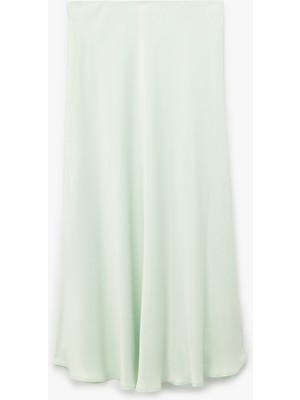 Koton Regular Fit A Kesim Viskon Maxi Etek