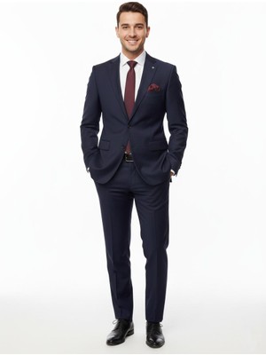 Presto Erkek 4 Drop Janella Takım Elbise A.lacivert 555-250