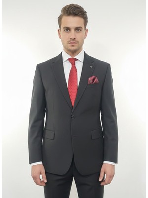 Presto Erkek 4 Drop Janella Takım Elbise Siyah 555-001