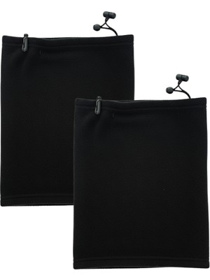 Quos 2'li Unisex Rüzgar Önleyici Polar Boyunluk Bere