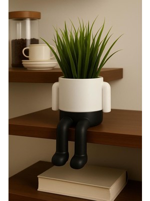 “sallanan Şirin Saksılı Yapay Çiçek – Ev & Ofis Dekorasyonu”