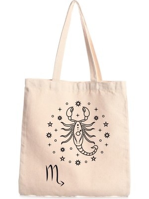 Giftora Burçlar Baskılı Kanvas Çanta
