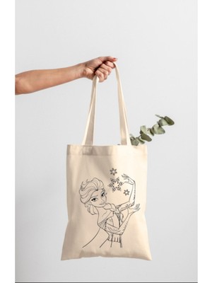 Giftora Boyanabilir Ham Bez Çanta