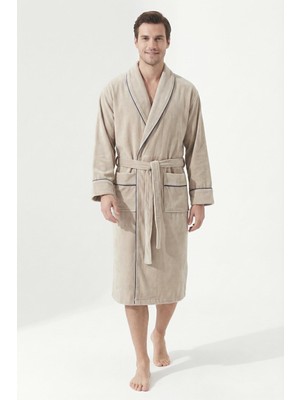 Ender Home DreamSoft Şalyaka Bornoz – %100 Pamuk, Kadife, Unisex