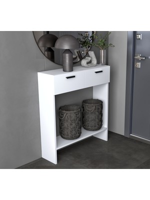 Alesta Life 2 Kapaklı Dresuar Beyaz