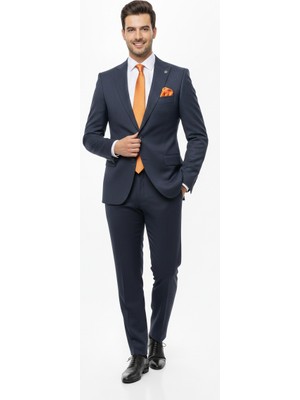 Presto Erkek 4 Drop Regülar Takım Elbise Lacivert 469-200