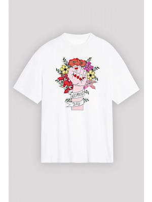 Marsilyan- 8 Mart Dünya Kadınlar Günü Için Özel Baskılı Tshirt