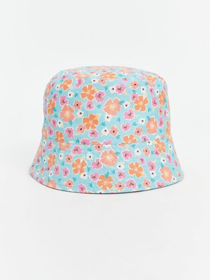 Lc Waikiki Yeni Sezon Çiçek Baskılı Kız Bebek Bucket Şapka