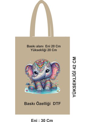 Giftora Doğa Dostu Saplı Günlük Kullanım Çantası Bez Poşet