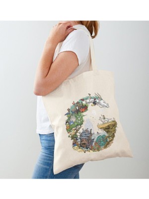 Giftora Anime Karakterleri Halka Ham Bez Çanta