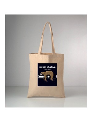 Giftora Komik Mizah-2 Baskılı Ham Bez Çanta 35X40 cm