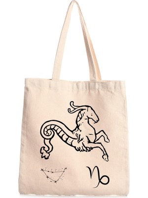 Giftora Burçlar Baskılı Kanvas Çanta