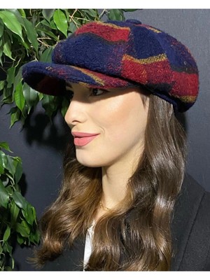 Bay Şapkacı Kadın Kasket Şapka