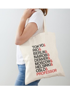 Giftora La Casa De Papel Isimleri Ham Bez Omuz