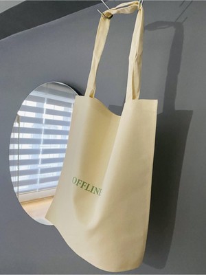Giftora Offline Tote Bag Bez Çanta