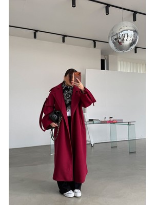 Özge Özgenç Premium Kaşe Kaban