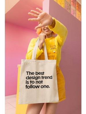 Giftora Follow One Baskılı Bez Çanta