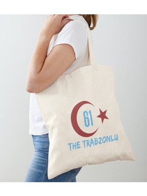 Giftora Trabzon Tasarımlı Bez Omuz Çantası 2