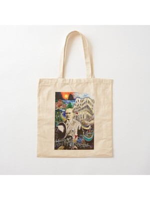 Giftora Unisex Atatürk Baskılı Nostaljik Bez Omu