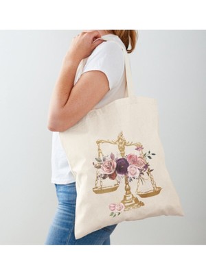 Giftora Adalet Terazisi Hukuk Çiçek Ham Bez