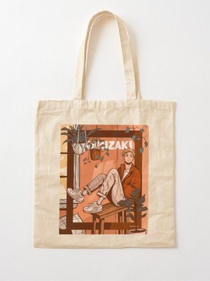 Giftora Atsumu Miya Baskılı Ham Bez Çanta